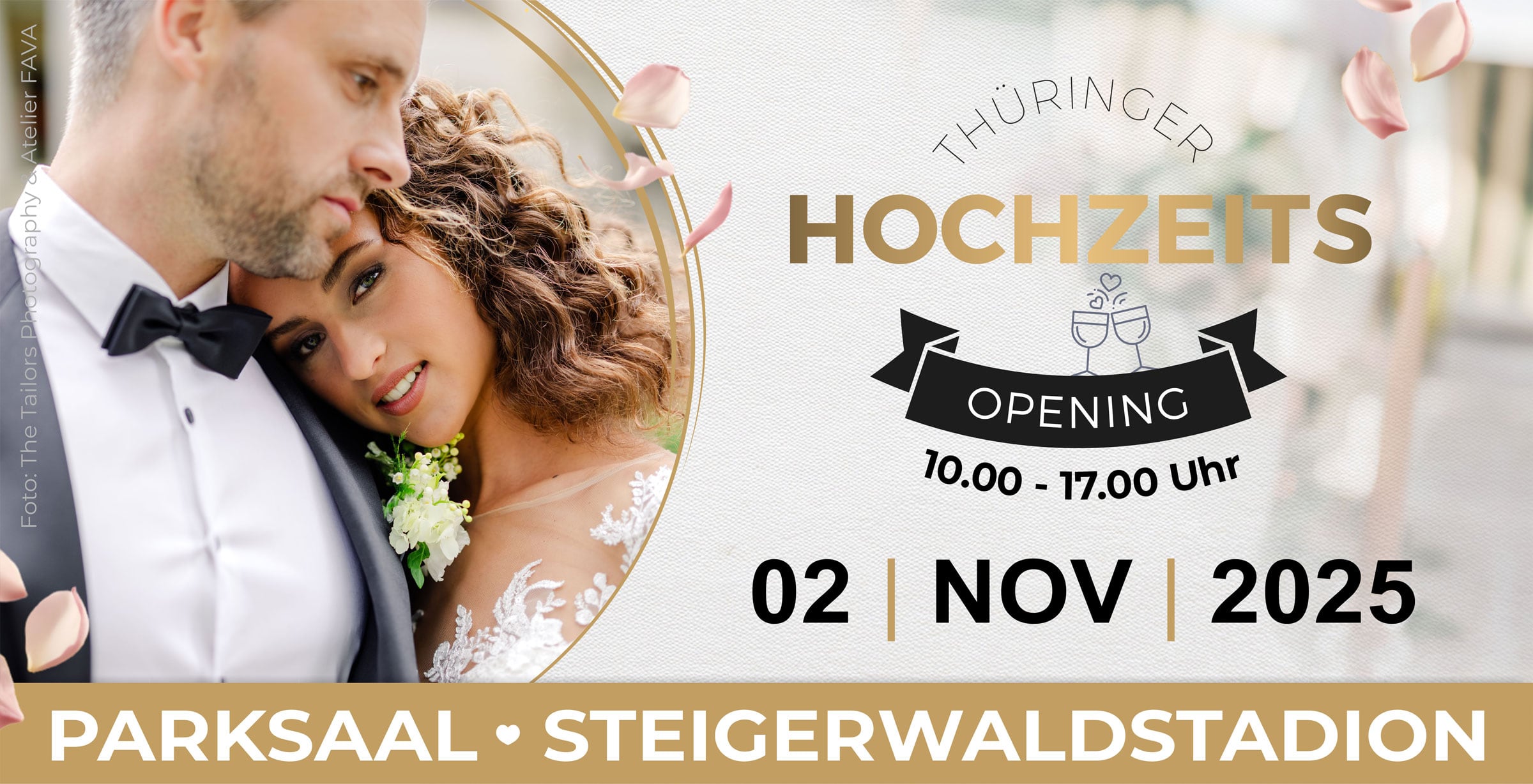 Thüringer Hochzeitsopening am 02.11.2025 im Parksaal Steigerwaldstation
